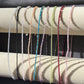 2mm+ $20 for 2 Natural Faceted gemstone,Moonstone,strawberry Quartz,Garnet,sunstone,Peridot,Tourmaline,Fluorite，Blue Apatite，Morganite Double Wrap Bracelet, Chocker Necklace