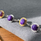 Natural South Africa Purple  Pink Sugilite Sterling Silver Adjustable Ring，Gift for her, Bridesmaid Gifts