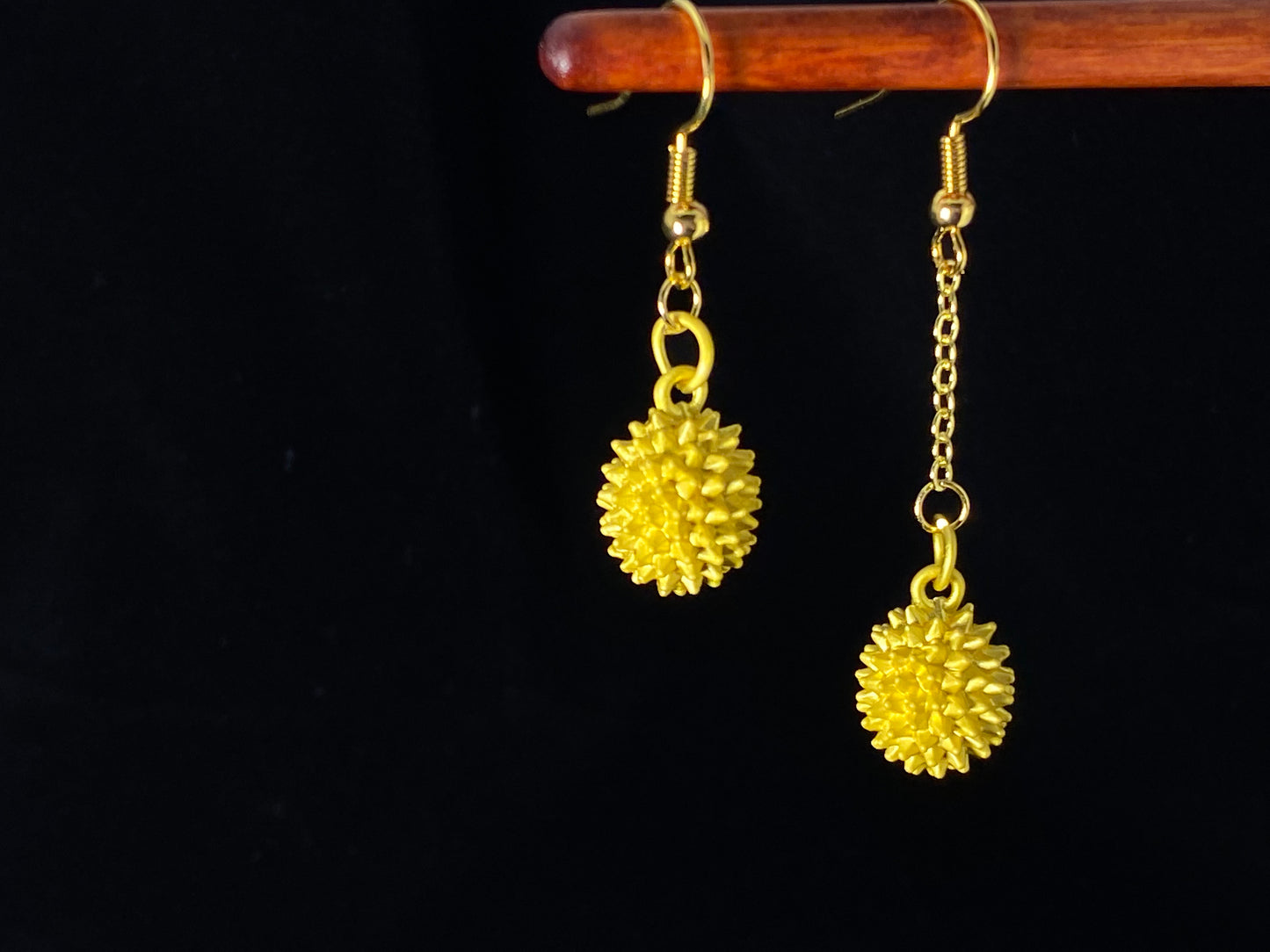 handmade only for you durian 14k gold filled earring