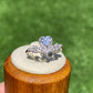 Brilliant cut Moissanite 0.5 CT. certified sterling silver Star surround Heart crown Moissanite ring,gift for her,anniversary gift