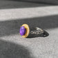 Natural South Africa Purple  Pink Sugilite Sterling Silver Adjustable Ring，Gift for her, Bridesmaid Gifts