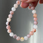 Natural Rainbow Rutilated Quartz,Rabbit Hair Crystal Round beaded Bracelet 7mm
