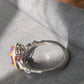Natural South Africa Purple  Pink Sugilite Sterling Silver Adjustable Ring，Gift for her, Bridesmaid Gifts
