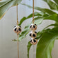 super cute Natural freshwater pearls panda painting drop dangle earrings,gift for her