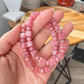 AAAA grade natural Rhodochrosite square pork belly bead bracelet handmade