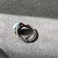Genuine Natural Larimar Raw Larimar statement gemstone oval shape women men ring