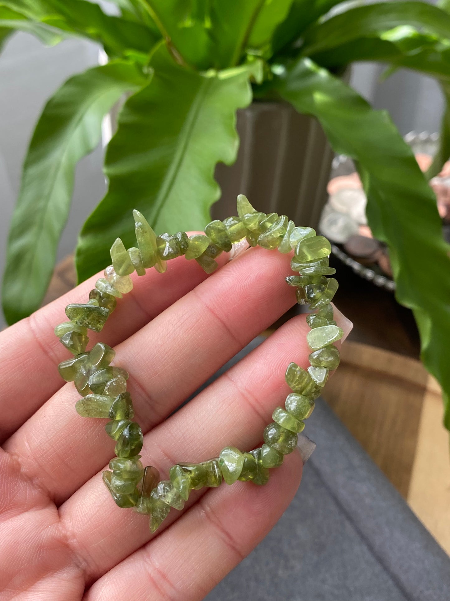 Natural Raw Rock Green Tsavorite irregular shape Gemstone Garnet Beaded Bracelet Necklace,gift for her,gift for him