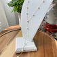multiple way to wear natural fresh water pearls bead necklace Gypsophila necklack 14k gold filled