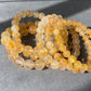 AAAA High Grade  Rare Natural Yellow Red Gold Amphibole Quartz, Angel Phantom Quartz bead bracelet 7mm/8mm/9mm/10mm/11mm/12mm
