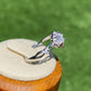 Brilliant cut Moissanite 0.5 CT. certified sterling silver rhombic diamond shape Moissanite ring,gift for her,anniversary gift