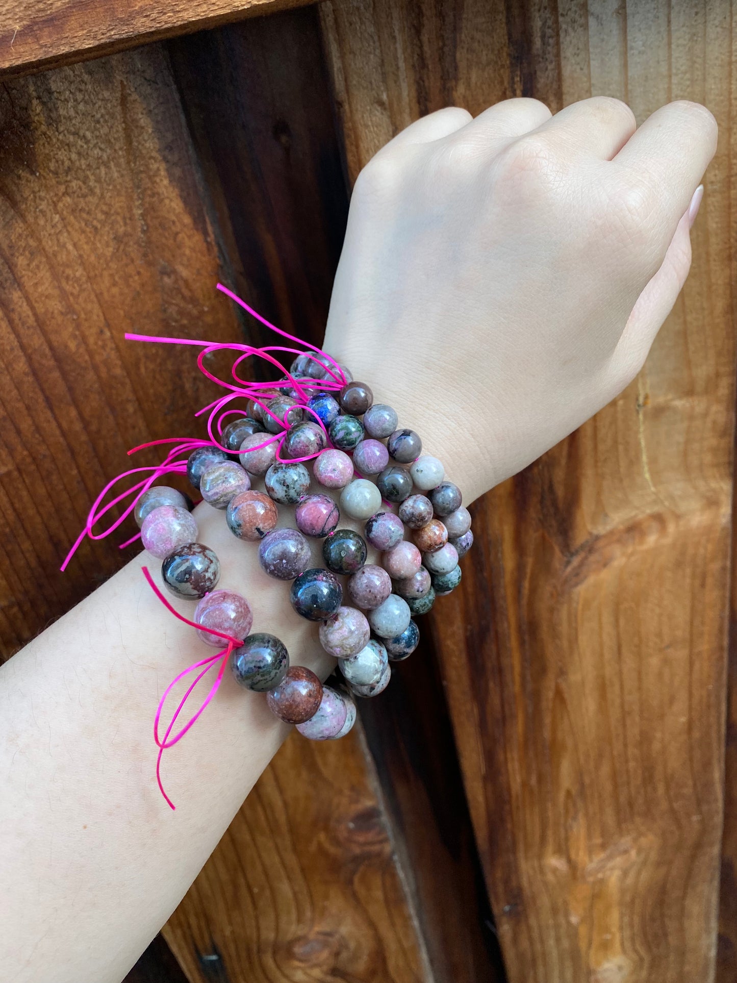 Rare Genuine Pink Sugilite Beads bracelet, beaded bracelet,jewelry gifts,women bracelet