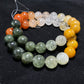 Natural Rainbow Rutilated  Quartz gemstone Fortune and Lucky  Healing bead bracelet