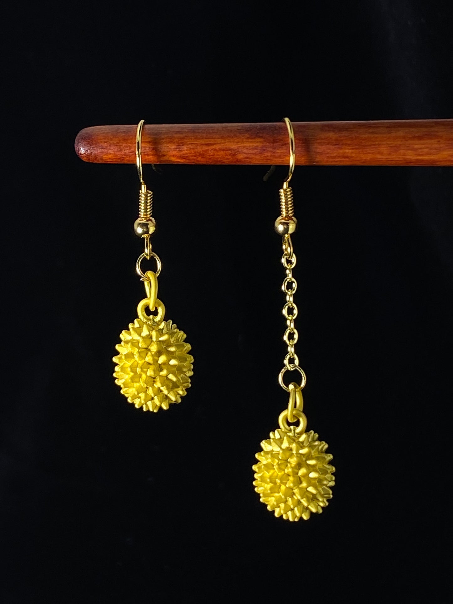 handmade only for you durian 14k gold filled earring