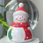 Hand Sculpture Basswood painting Faceted happy smiling Snowma home dectoration ornament