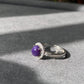 Natural South Africa Purple  Pink Sugilite Sterling Silver Adjustable Ring，Gift for her, Bridesmaid Gifts