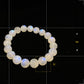 India TOP AAAAA grade Mermaid illuminate fire nature rainbow moonstone bead bracelet Labradorite