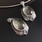 Libyan Desert Glass Pendant - Sterling Silver Healing Crystal Elegance