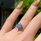 Certificated 1ct. Moissanite Chrysanthemum floral sterling silver Ring,wedding ring, Groomsman gifts,Bridesmaid Gifts