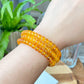 AAAAA Natural yellow gold sweet bee  Amber  Beads Gradient  bead bracelet