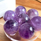 Natural Amethyst Sphere,Quartz Crystal Ball,Mineral Specimen,Divination Ball，Prophecy Ball crystal point