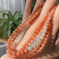 AAAAA Grade Natural Sunstone Gradual change Color super shinning illuminate Fire three layer Bead Bracelet Necklace 5mm,6mm