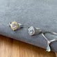 Top Gem Grade India Rainbow moonstone Sterling silver adjustable Ring,gift for her,statement ring