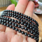 AAAAA Grade Natural Gold Fire Flashing starlight hypersthene Round bead necklace choker 4mm/5mm