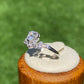 Brilliant cut Moissanite 0.5 CT. certified sterling silver Star surround Heart crown Moissanite ring,gift for her,anniversary gift