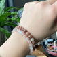 Natural Rainbow Rutilated Quartz,Rabbit Hair Crystal Round beaded Bracelet 7mm