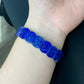 AAAA Natural Lapis Lazuli gemstone oval shape wide bracelet Energy Protection Meditation Spiritual