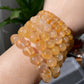 AAAA High Grade  Rare Natural Yellow Red Gold Amphibole Quartz, Angel Phantom Quartz bead bracelet 7mm/8mm/9mm/10mm/11mm/12mm