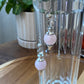 Rose quartz Pendulum , Dowsing Crystal ,Reiki  crystal