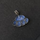 Sri Lanka Natural Moonstone blue Fire illuminate Labradorite Cat Paw Sterling silver pendant with leather necklace
