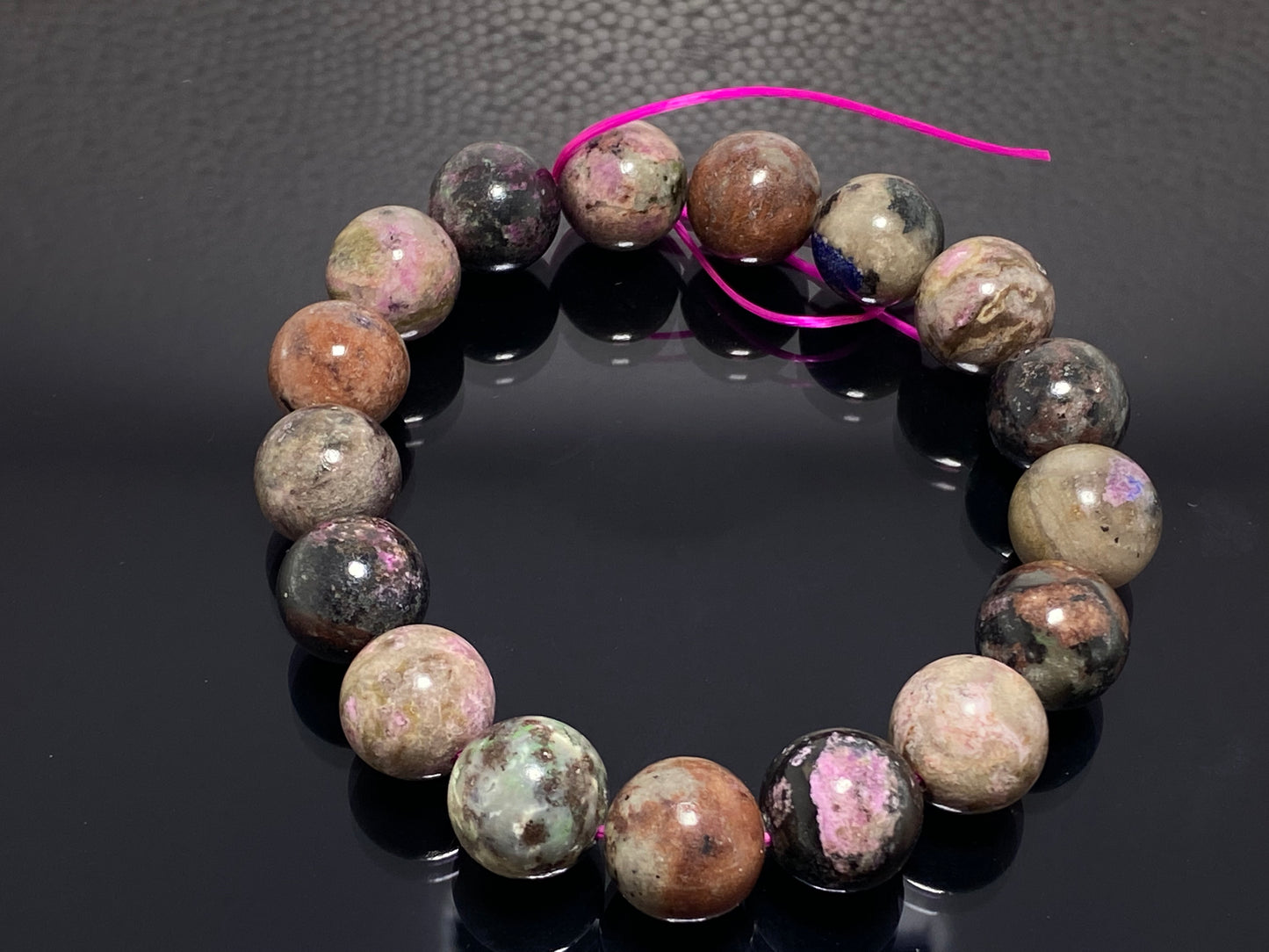 Rare Genuine Pink Sugilite Beads bracelet, beaded bracelet,jewelry gifts,women bracelet