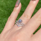 Brilliant cut Moissanite 0.5 CT. certified sterling silver Star surround Heart crown Moissanite ring,gift for her,anniversary gift