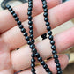 AAAAA Grade Natural Gold Fire Flashing starlight hypersthene Round bead necklace choker 4mm/5mm