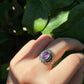 AAA grade Amethyst sterling silver vintage ring
