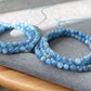 AAAAA Grade Natural blue Kyanite outer space bead bracelet, gift for her, gift for him 5mm,5mm+