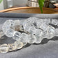 AAA Grade Natural Loaf Sugar cube shape White Crystal Rock crystal White Qaurtz Bead Bracelet