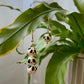 super cute Natural freshwater pearls panda painting drop dangle earrings,gift for her