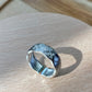 Certificated 1.0 ct. Moissanite Lozenge Sterling silver everyday ring wedding ring  with box