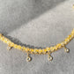 wealthy and Protect Natural Gold Titanium crystal,Golden Rutilated Quartz, 14K gold filled zircon crystal double wrap Bracelet, Valentine's gift