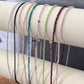 2mm+ $20 for 2 Natural Faceted gemstone,Moonstone,strawberry Quartz,Garnet,sunstone,Peridot,Tourmaline,Fluorite，Blue Apatite，Morganite Double Wrap Bracelet, Chocker Necklace