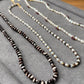 Mother of pearls color block black and white multiple use Necklace,handmade necklace