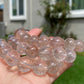 AAAA+ Natural super clear Rutilated Quartz，silky Rutilated smooth round bead bracelet gift for her, gift for mom