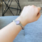 love of the bangle, rose quartz,Aquamarine vintage Sterling silver bangle bracelet