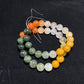 Natural Rainbow Rutilated  Quartz gemstone Fortune and Lucky  Healing bead bracelet
