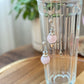 Rose quartz Pendulum , Dowsing Crystal ,Reiki  crystal